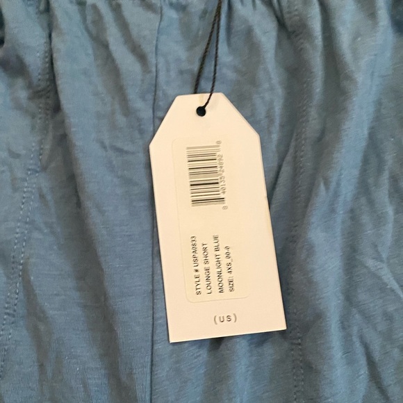 Universal Standard Moonlight Blue Lounge Shorts Women’s Size 4XS 00/0 Loungewear - Picture 3 of 7